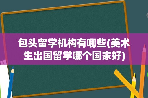 包头留学机构有哪些(美术生出国留学哪个国家好)