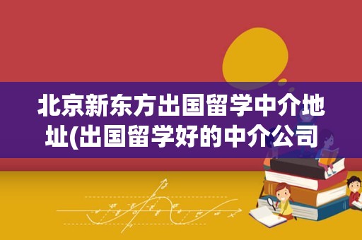 北京新东方出国留学中介地址(出国留学好的中介公司)