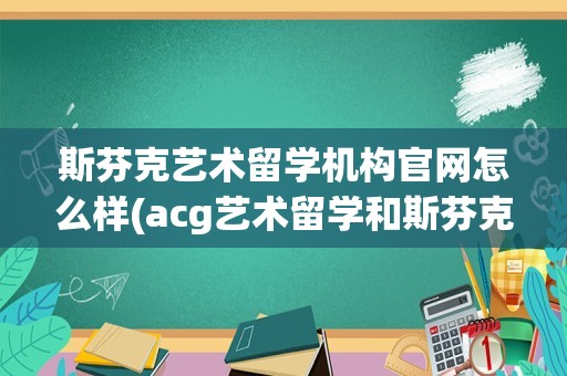 斯芬克艺术留学机构官网怎么样(acg艺术留学和斯芬克哪个好)